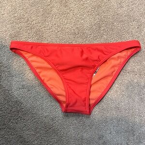 Prana Kala Carmine Pink Low Rise Swim Bikini Bottom Size M